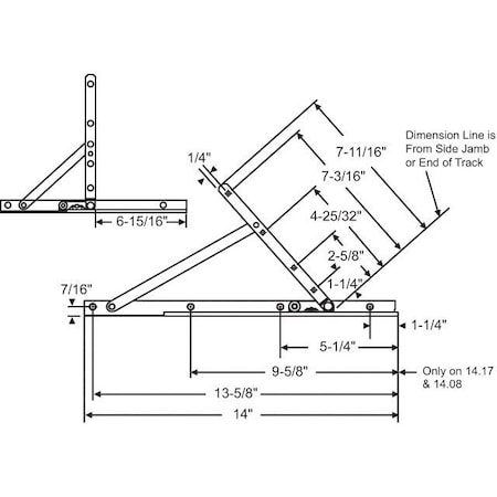 Strybuc Concealed Hinge Assembly 28-15-1